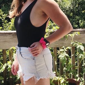 URBAN OUTFITTERS Scoop Back Rib Stretch BodySuit